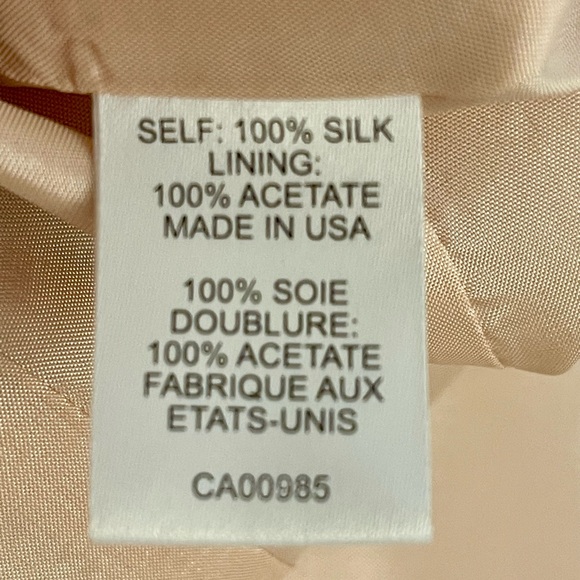 Nanette Lepore 100% Silk Satin blouse top. Looks stunning. - Picture 9 of 9